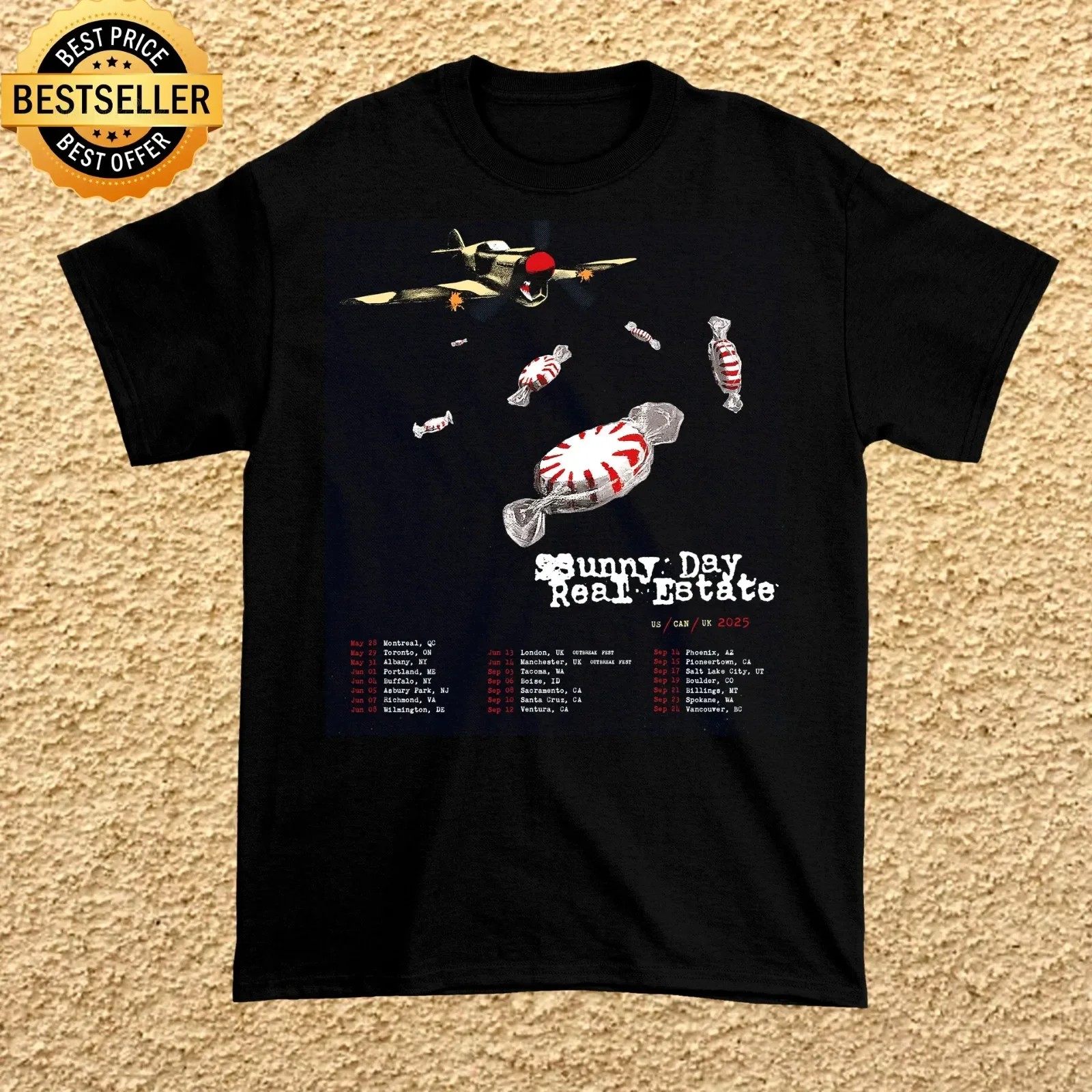 Sunny Day Real Estate North American tour 2025 Shirt All Size S5XL FF360