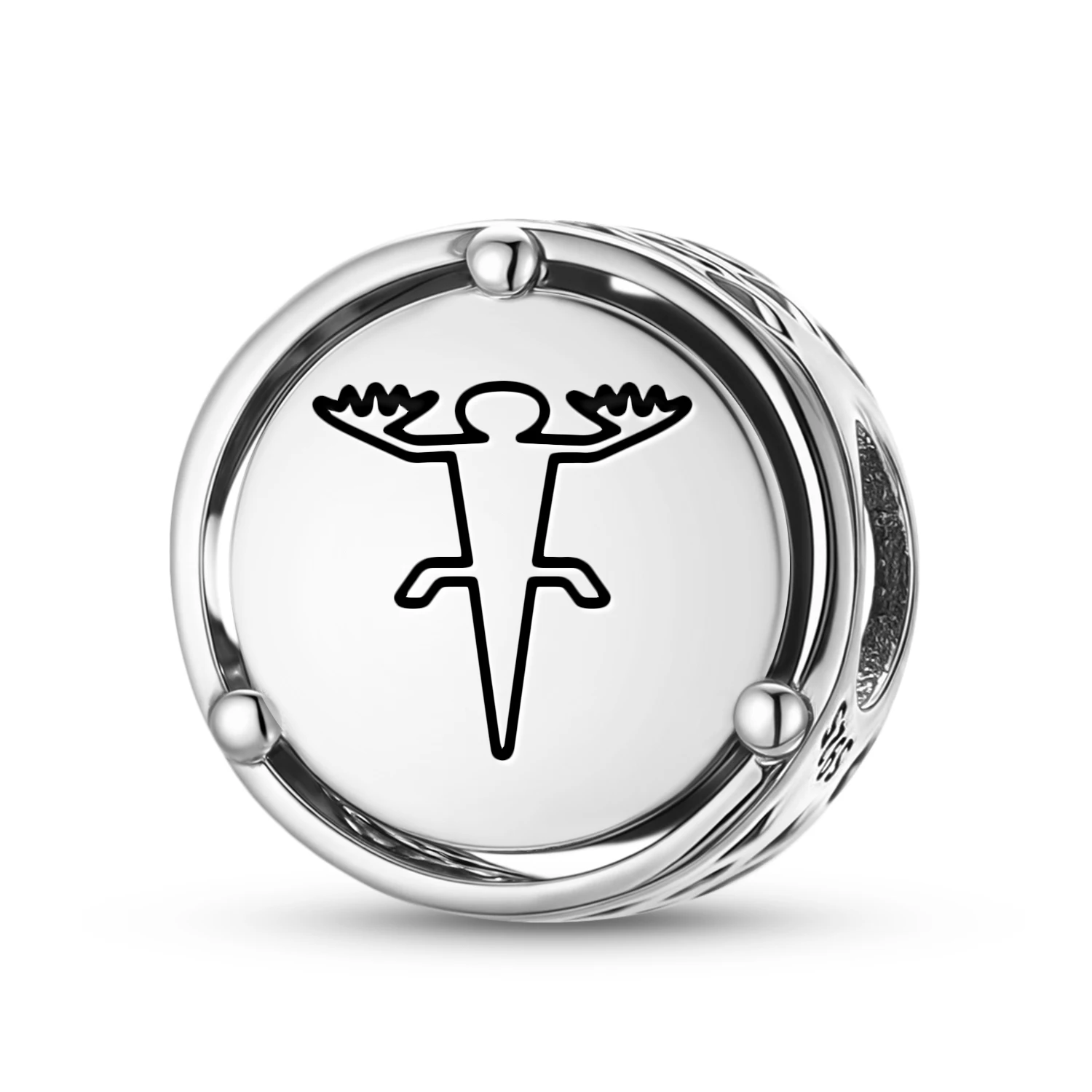 925 Sterling Silver Nazca lines The Lizard Charm Fit Original Bracelet Diy Jewelry Accessories Family Bead