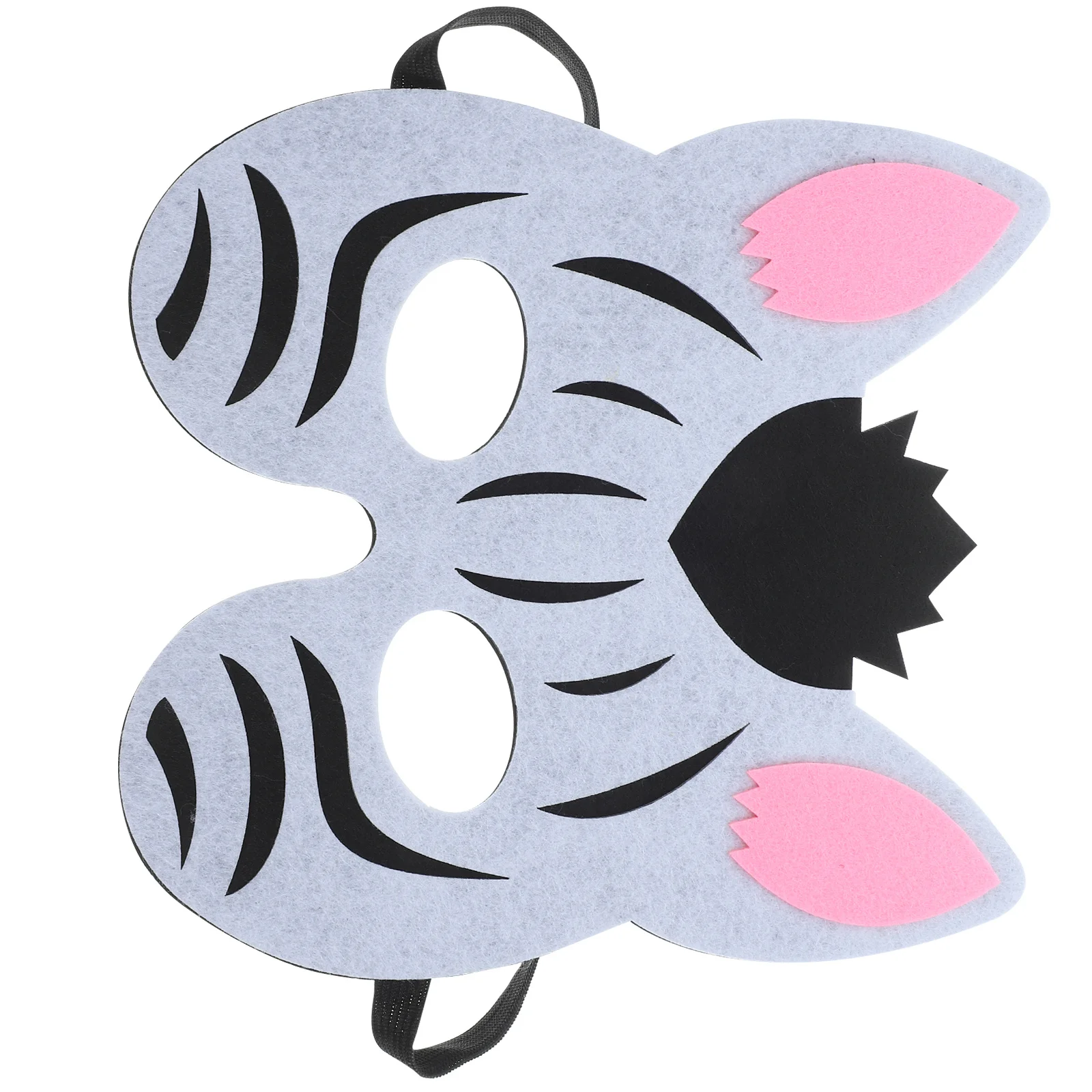 Zebra Masker Cosplay Masker voor Kinderen Peuter Jongens Meisjes Halloween Maskerade Decoratief Grappig Vilt Materiaal Verstelbaar