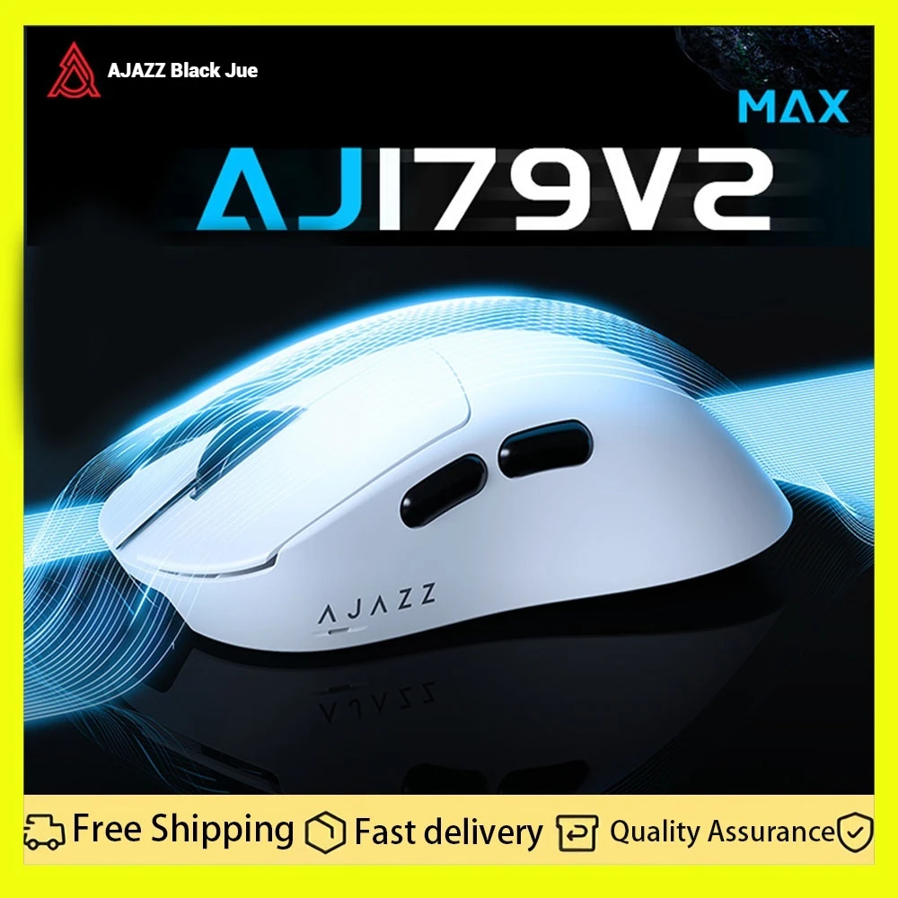 

Ajazz Aj179 V2 Wireless Gaming Mouse 3 Model With Magnetic Attraction Charging Base E-Sports Games Office Ergonomics