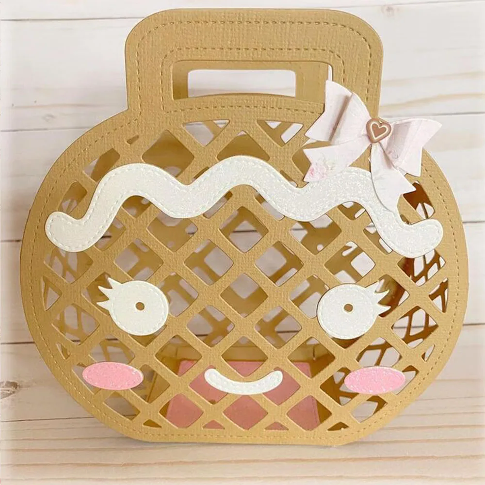 KSCRAFT Gingerbread Jelly Tote Bag Metal Cutting Dies Stencils for DIY Scrapbooking Decorative Embossing DIY Paper Cards