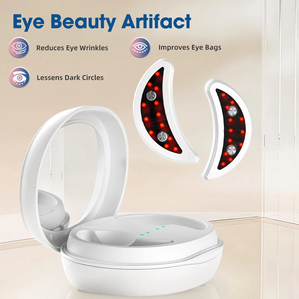 EMS Pulse Microcurrent Eye Care Device Eye Massager To Relieve Fatigue Massage Reduce Dark Circles Eye Swelling Anti-Wrinkle