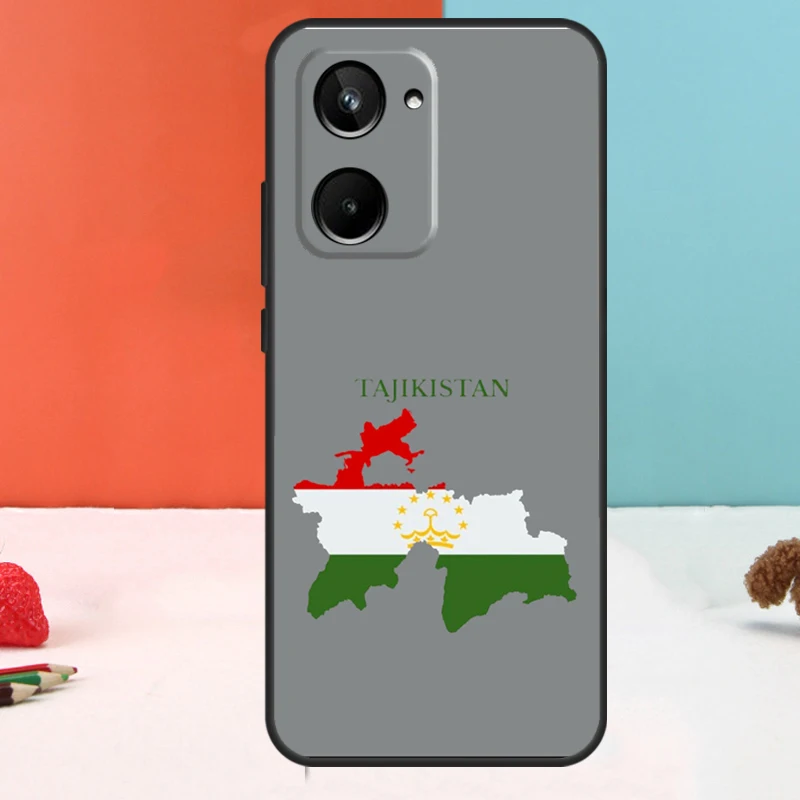 Tajikistan Flag For Realme 10 11 12 Pro Plus GT Neo5 C11 C30 C31 C33 C35 C25s C21Y C51 C55 C53 GT5 Pro Case