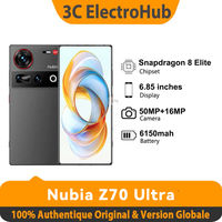 New Nubia Z70 Global Version NX733J 8 Elite napdragon n1.5 K HD Display 35mm Lens IP69 NFC NUBIA Original Nubia