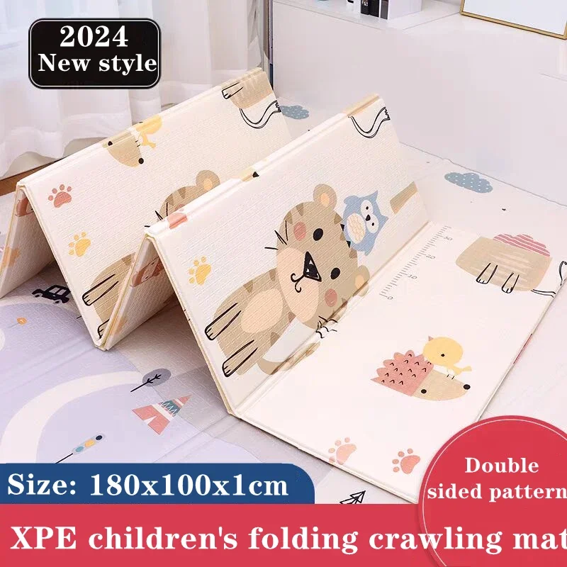 Baby Play Mats Foldable Xpe Puzzle Mat, Tapete Infantil Educacional no Berçário, Almofada de Escalada, Tapete Infantil, Jogos de Atividade Brinquedos