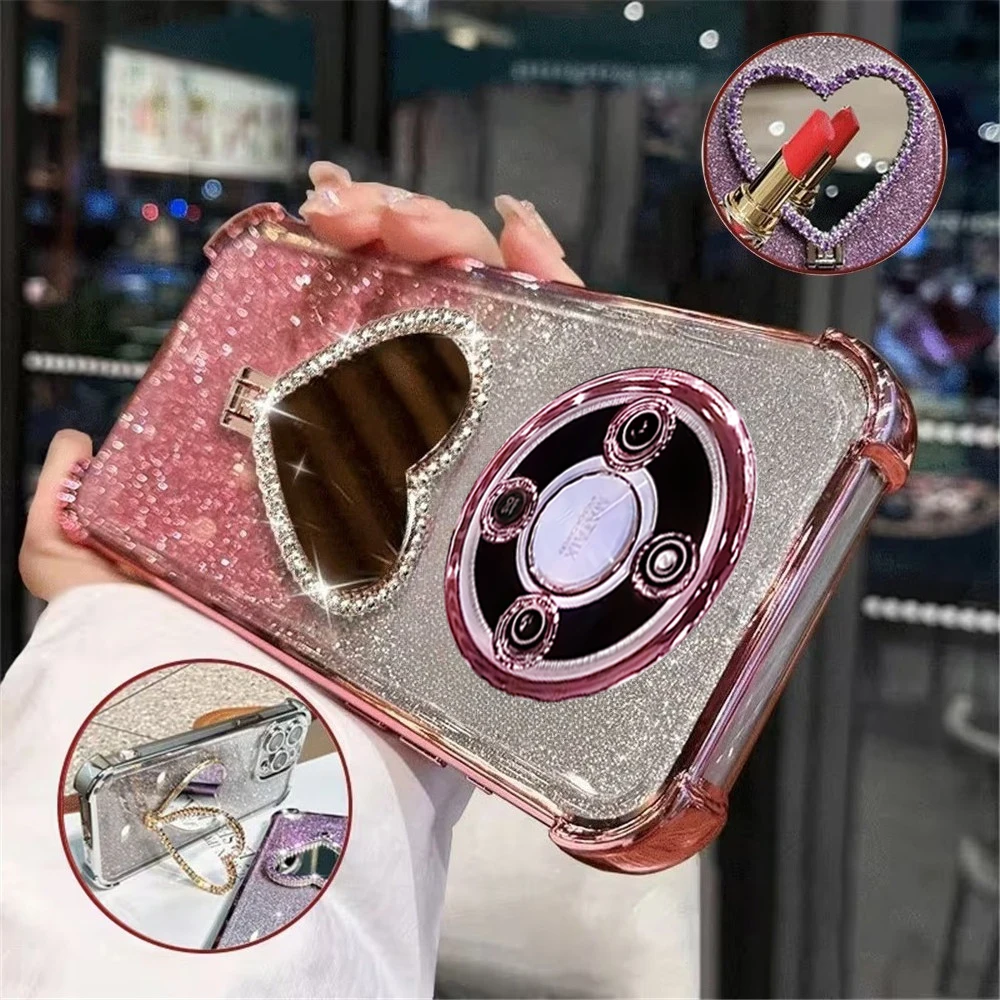 Glitter Heart Mirro…