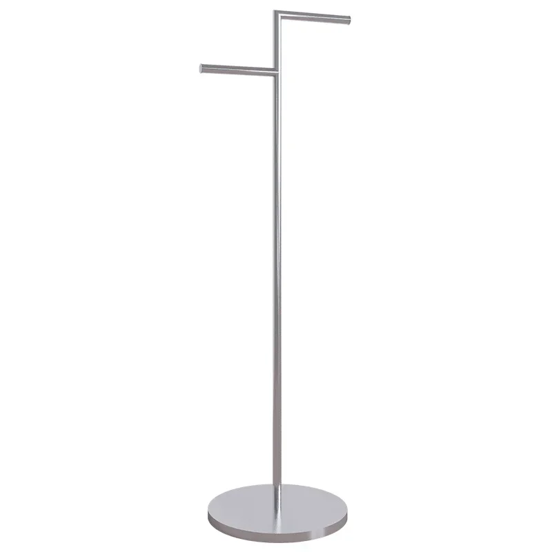 Clothing store special display rack stainless steel floor-to-ceiling middle island rack