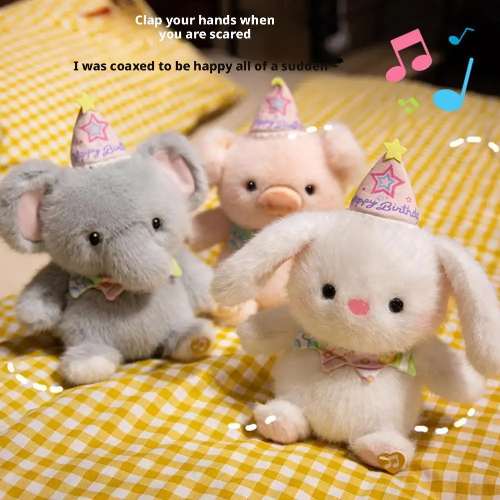 

Cute Sitting Animals Cat Sloth Soft Plush Pendant Dolls Stuffed Pig Plushie Baby Toys Interactive Plush Toy