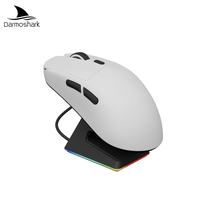 Darmoshark X5 Gaming Mouse PAW3395 Double 8K Wireless Wire Motospeed Mouse DPI 26000 Macro Game Mouse RGB Magnetic Charging Base