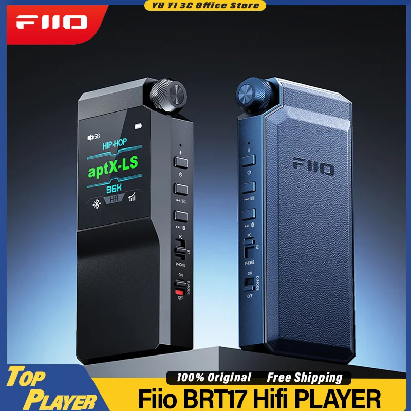 Fiio-Amplificateur de puissance Bluetooth BTR17, lecteur HiFi portable, couteurs dcodeur, AAC, SBC, aptX, aptXAdaptive, aptxLossless, AtXHD, Sat AC