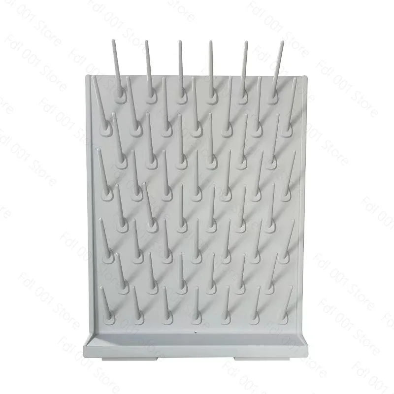 Laboratory drip rack PP single and double-sided adjustable beaker holder drain laboratory utensils cool dry rack high density