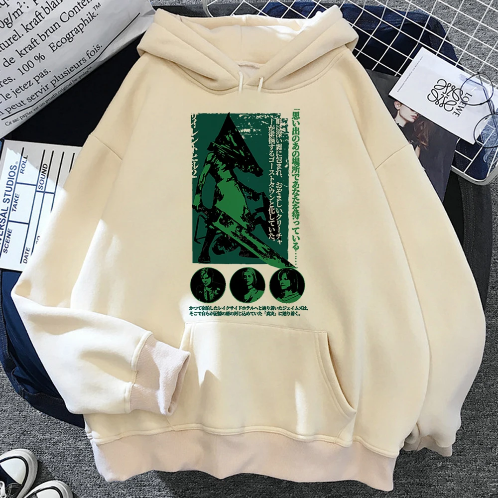 Silent Hill hoodies women sweat y2k Korean style y2k aesthetic sweatshirts women Fleece pulls