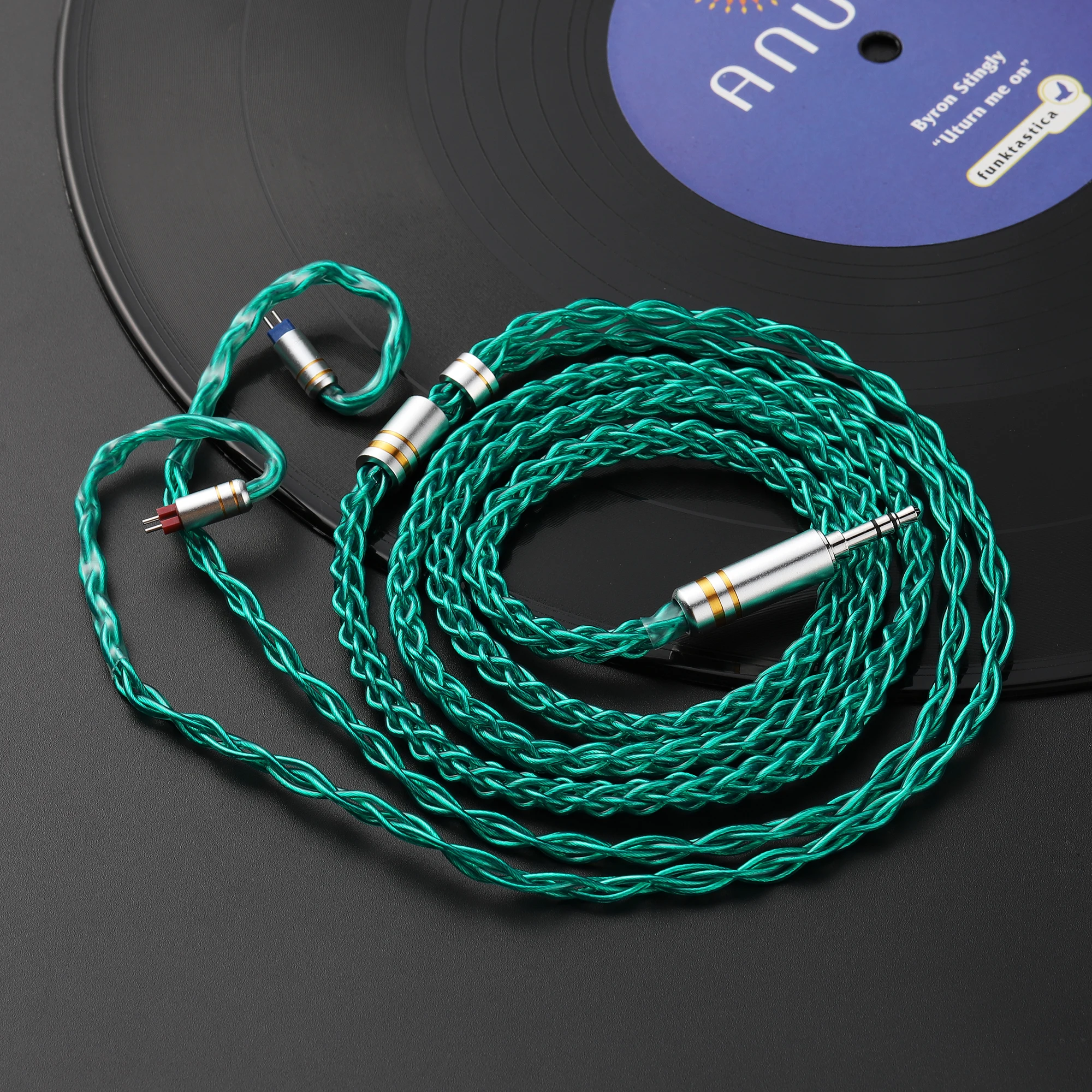 

7nocc thick silver plated lizi type 4 earphone upgrade cable mmcx 0.78cm sound field high and low frequency intensity