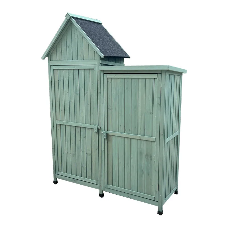 

Large size outdoor rain and sun protection tool cabinet, garden tool box