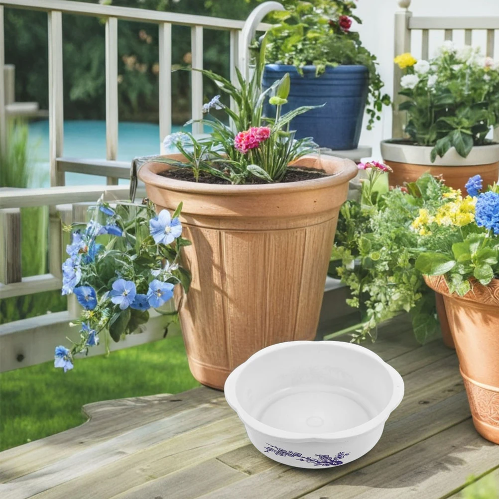 

4pcs Round Hydroponic Planter Bowl Flower Pot For Lotus Water Lily Decorative Indoor Outdoor Small Flower Pots Hydroponic