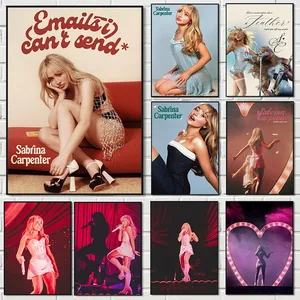 مغنية الأزياء الحديثة سابرينا كاربنتر ملصق بورتريه ، لوحات قماشية ، صور جدارية فنية ، غرفة نوم ، نادي ، ديكور المنزل أفضل 10 سيارات مبيعا سابرينا كاربنتر - رقم 1