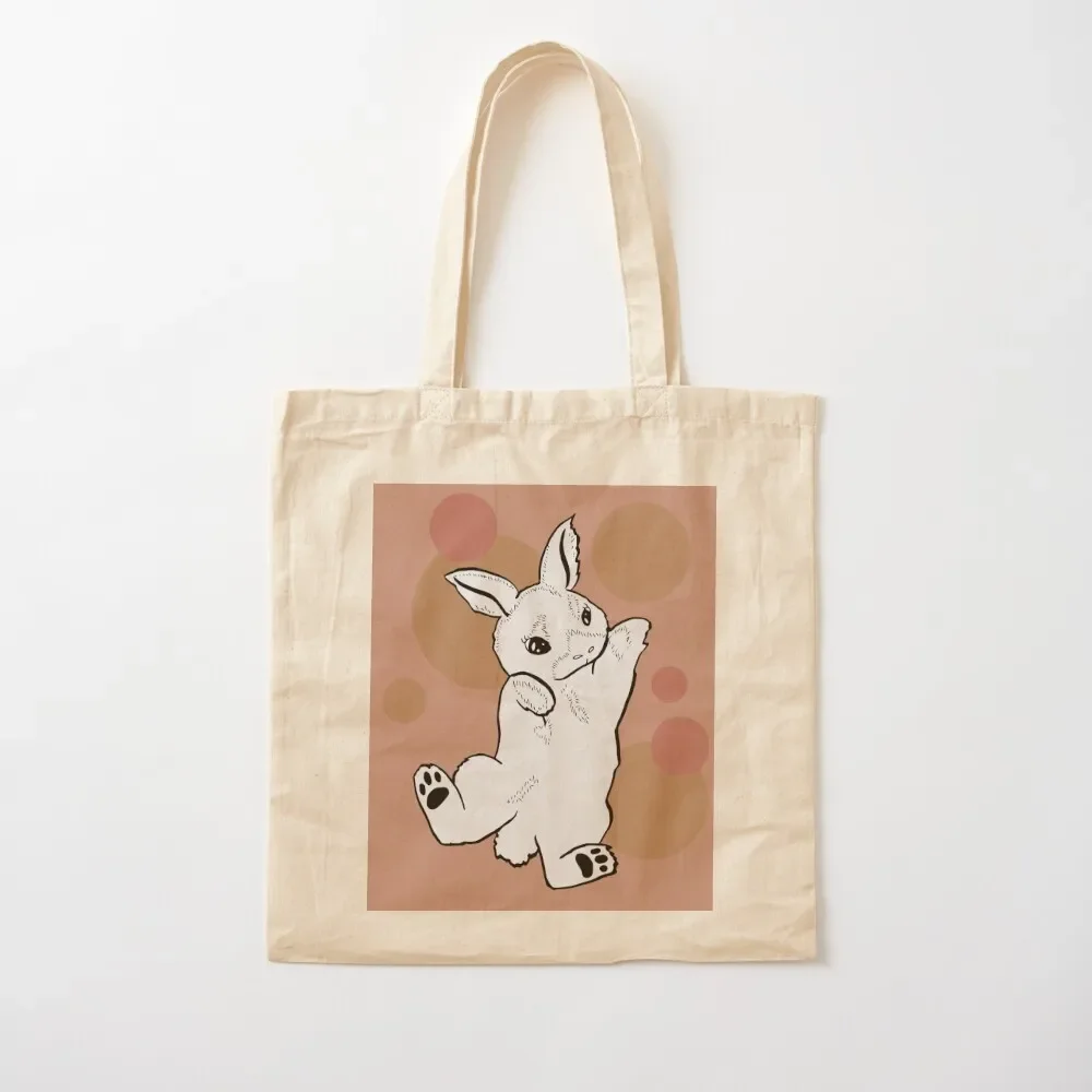 

Adorable Baby Bunny Says Hello Tote Bag bags woman 2025 shopping bags foldable reusable shopping bags Bag