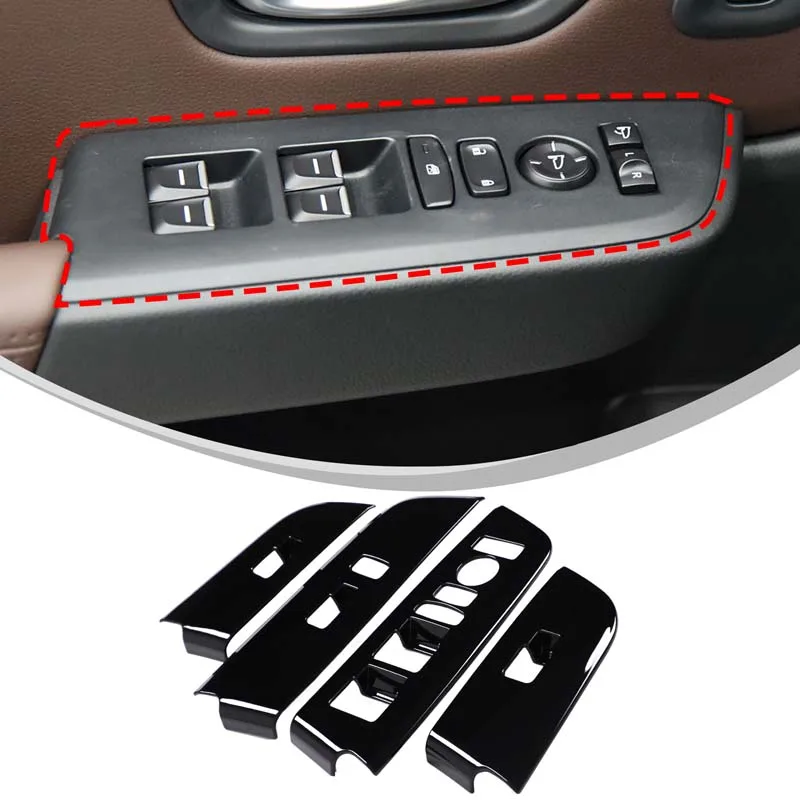 Fensterheber-Knopfrahmen-Zierleiste Türfenster-Bedienfeld-Verkleidung für Honda Pilot YG1 PF7 2023-2026 Honda Passport PF7 2026