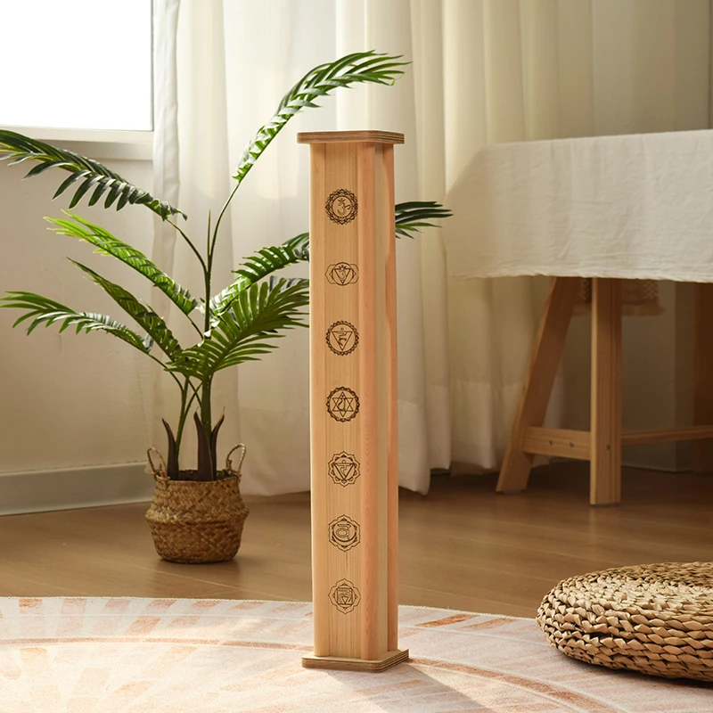 Woody natural sound music therapy, chakra markers, rain sticks, sound therapy, instrument sound meditation