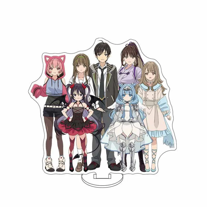 15CM Anime Mob kara Hajimaru Tansaku Eiyuutan Model Cosplay Charm Characters Ornament Accessories Goods Collection Gifts