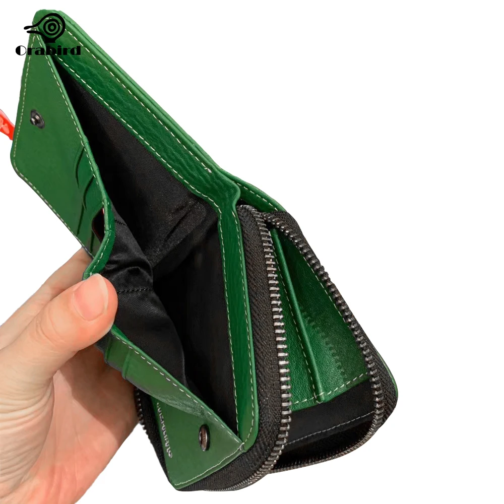 Orabird Women Short Wallets with Gift Box Soft Genuine Leather Card Holder Cute Purse Ladies Luxury Small Bag for Money Purses