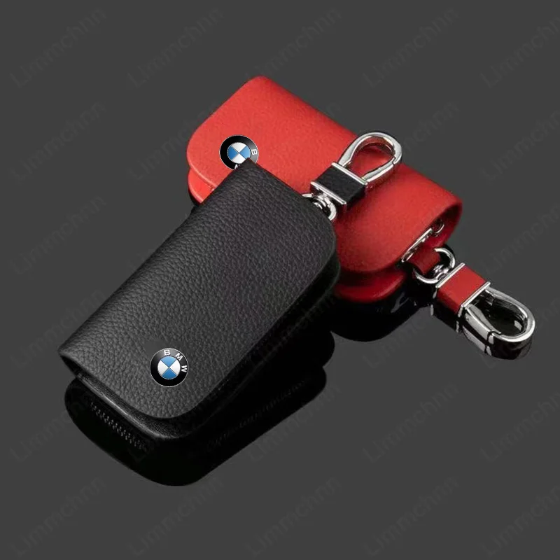 

Car Logo Key Bag For Bmw F20 F30 G20 F31 F34 F10 G30 F11 X3 F25 X4 M3 M4 1 3 5 7 Series Car Key Case Holder Cover Accessories