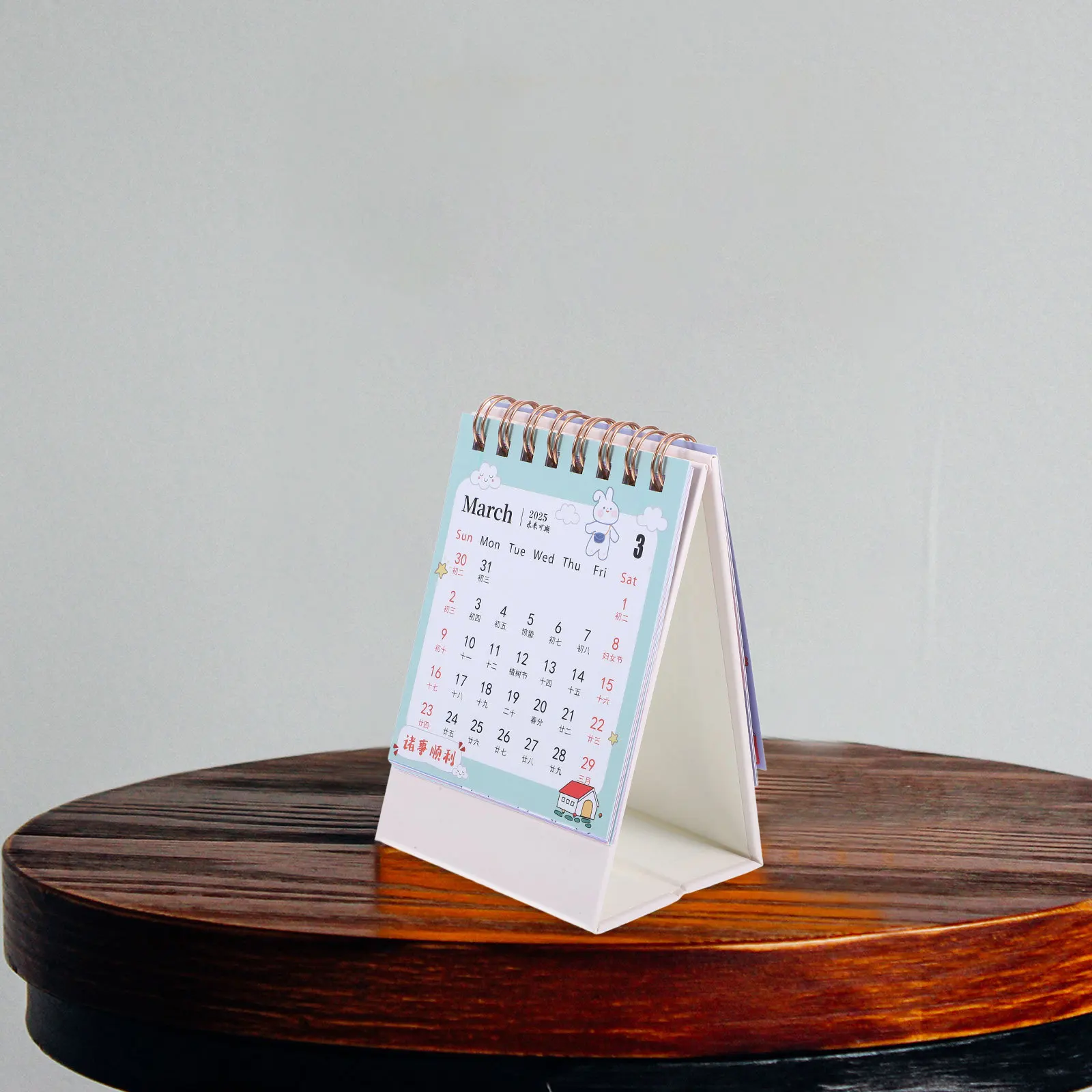 

2025 Portable Mini Desktop Calendar Small Flip Calendar Office Desk Decor Inspirational Planner Office Desk Decor