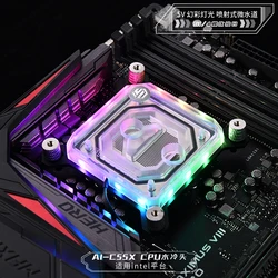 Syscooling CPU Block Verwenden für INTEL LGA115X 1200 1700 2011 /AMD Ryzen 3/5/7 Wasser Kühler Kühler