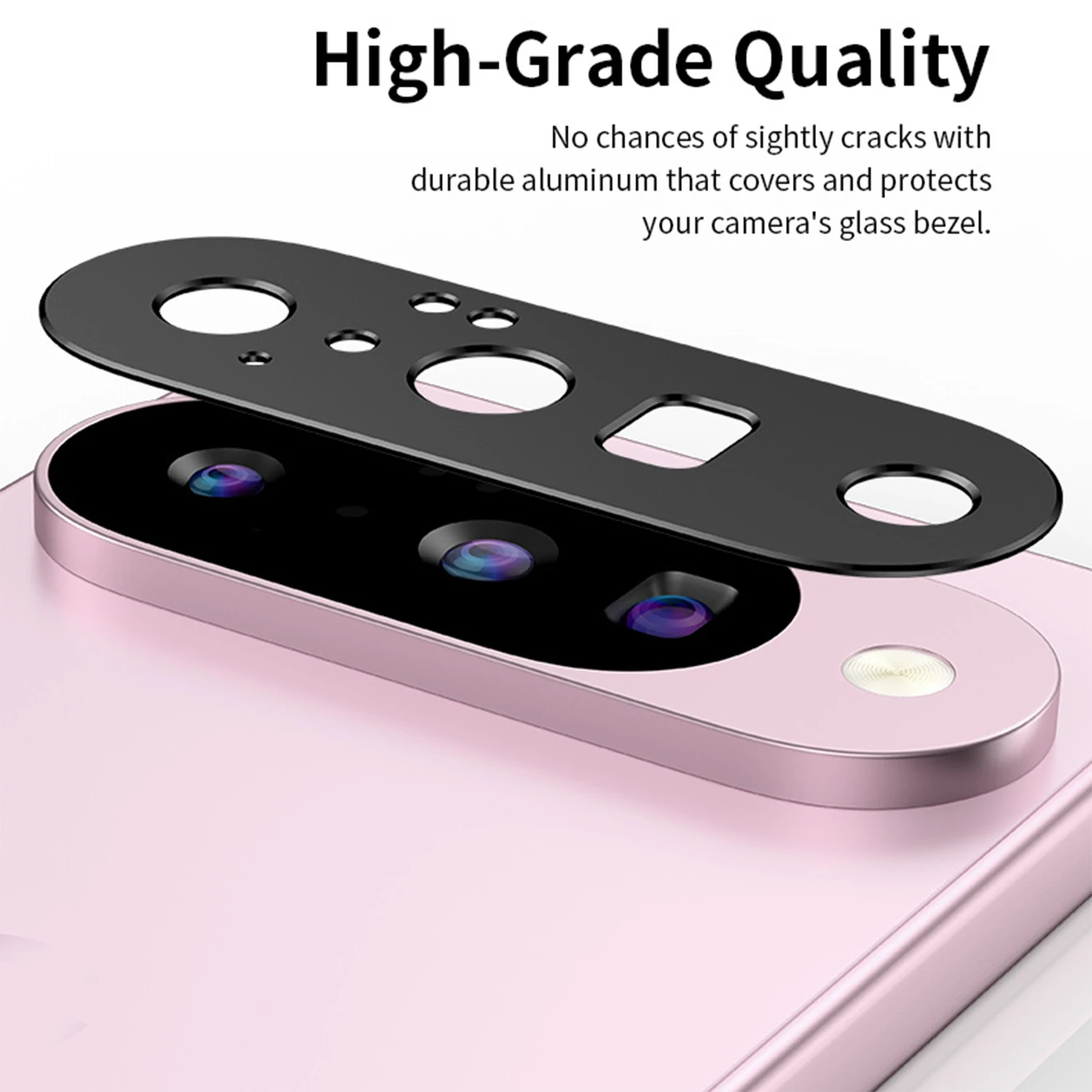 Aluminum Alloy Camera Protectors For Google Pixel 10 10Pro 10XL 10Fold Back Camera Lens Metal Stickers Protective Films Cover