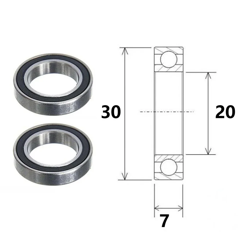 2PCS 20307-2RS Bearing for HOPE for EASTON Bicycle Hub 20*30*7 mm 20307 RS Front Rear for A2Z XCR XCF Hubs 20 30 7 Ball Bearings