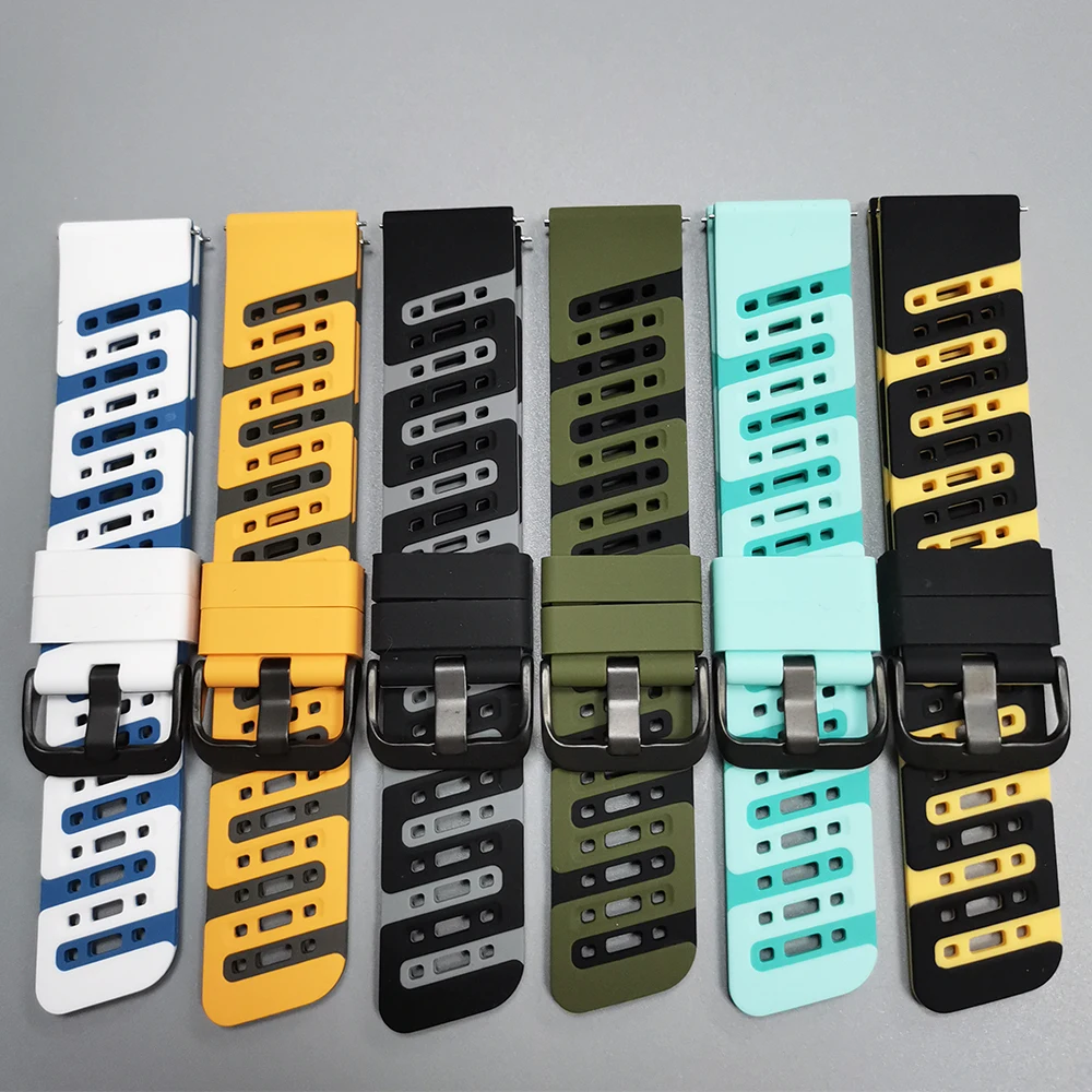 22mm Breathable Watch Strap For Polar Vantage V3 M2 M Silicone Wristbands For Polar Grit X Pro Titan Sports Bracelet Accessories