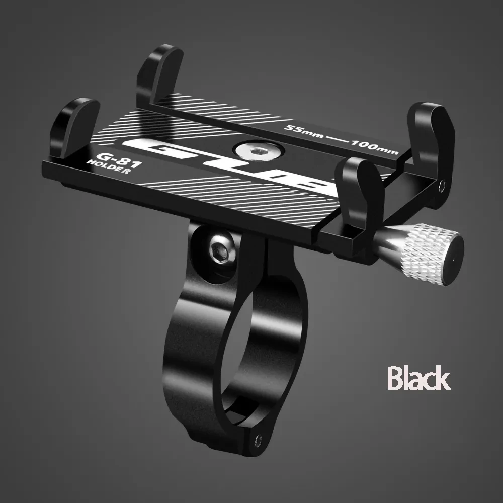 GUB G81 G-81 Aluminum Bicycle Phone Holder For Smartphone 3.5-6.2 Inch Adjustable Bike Phone Stand Mount Bracket