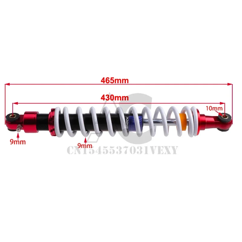 430mm shock absorber is used for four-wheel ATV motorcycle kart front and rear shock absorber modified parts