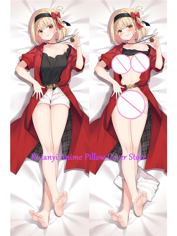 

Dakimakura Anime Nishikigi Chisato Double-sided Pillow Cover Print Life-size body pillows cover Adult pillowcase 2024