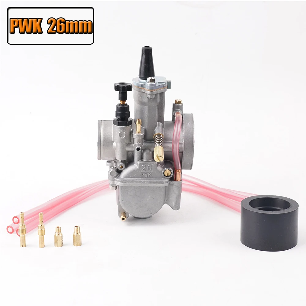 PWK universele carburateur, 21 24 26 28 30 32 34 mm PWK motorfiets carburateur vermogen injectie, voor racen Mikuni Koso ATV Yamaha