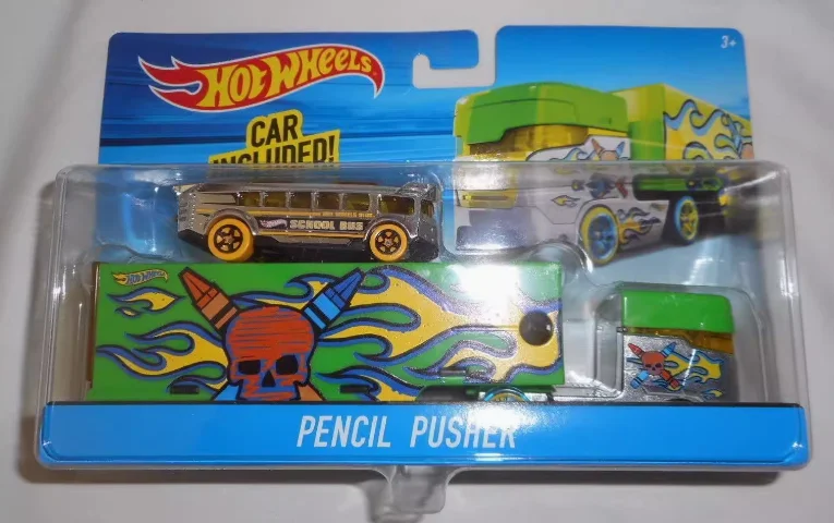 HOT WHEELS 1:64 PENCIL PUSHER Kolekcja odlewanych ciśnieniowo modeli samochodów