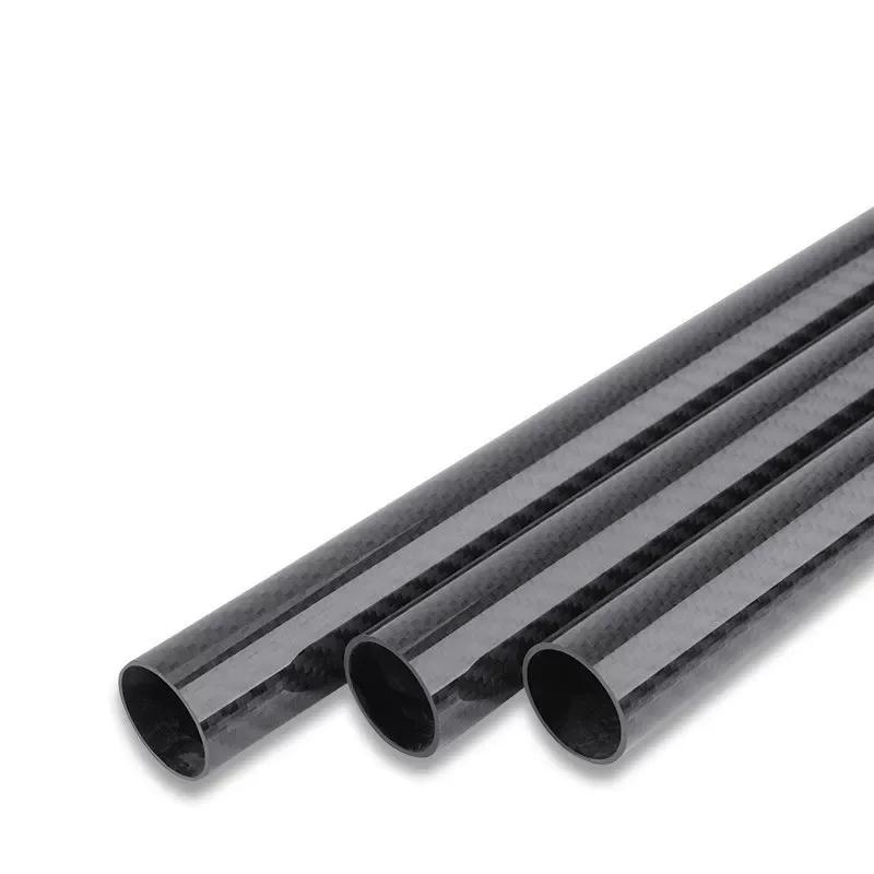High-strength Precision 3K Carbon Fiber Tube 5-40mm Twill Light Carbon Tube Carbon Fiber Rod UAV Aircraft Model Tube