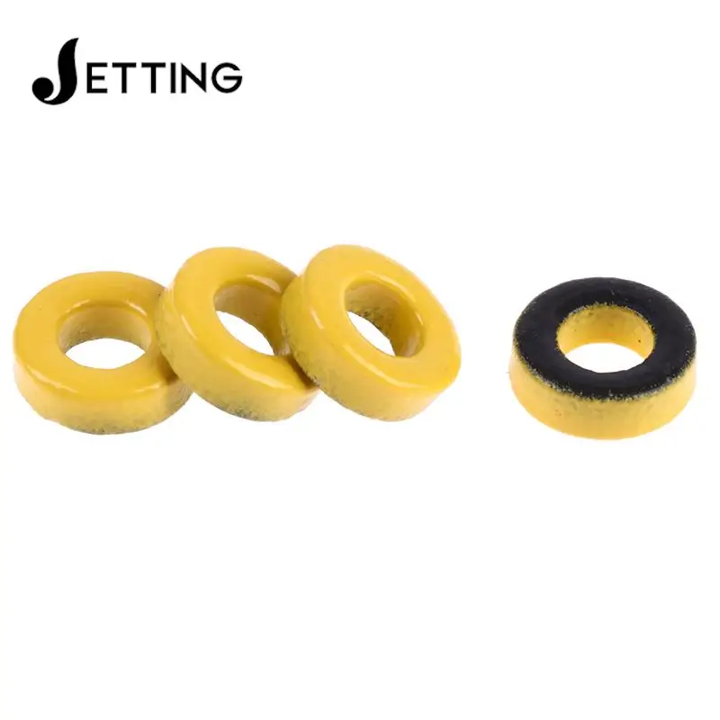 5Pcs T37 -6 Iron powder cores T37-6 9.5*5.2*3.3mm AL=3.0nH/N2 8.5uo Iron dust core Ferrite Toroid Core Coating yellow gray T37 6