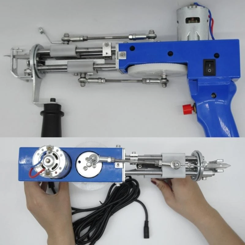 E06B Combo Carpet Tufting 2 in 1 Handmade Rug Carpet Flocking Knitting Machine