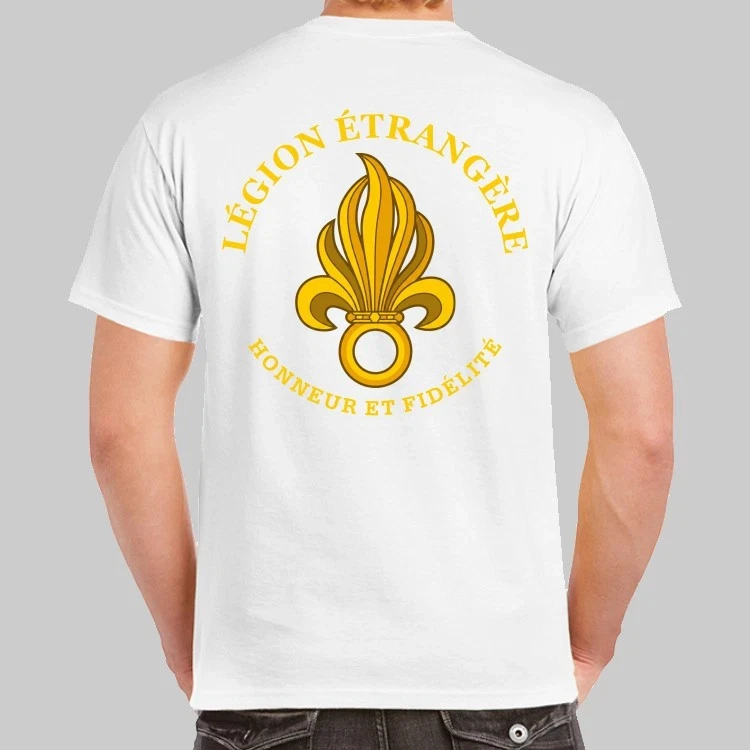 T-Shirt im Veteranen-Stil der französischen Fremdenlegion im Militärhistorie-Stil – Detail 4