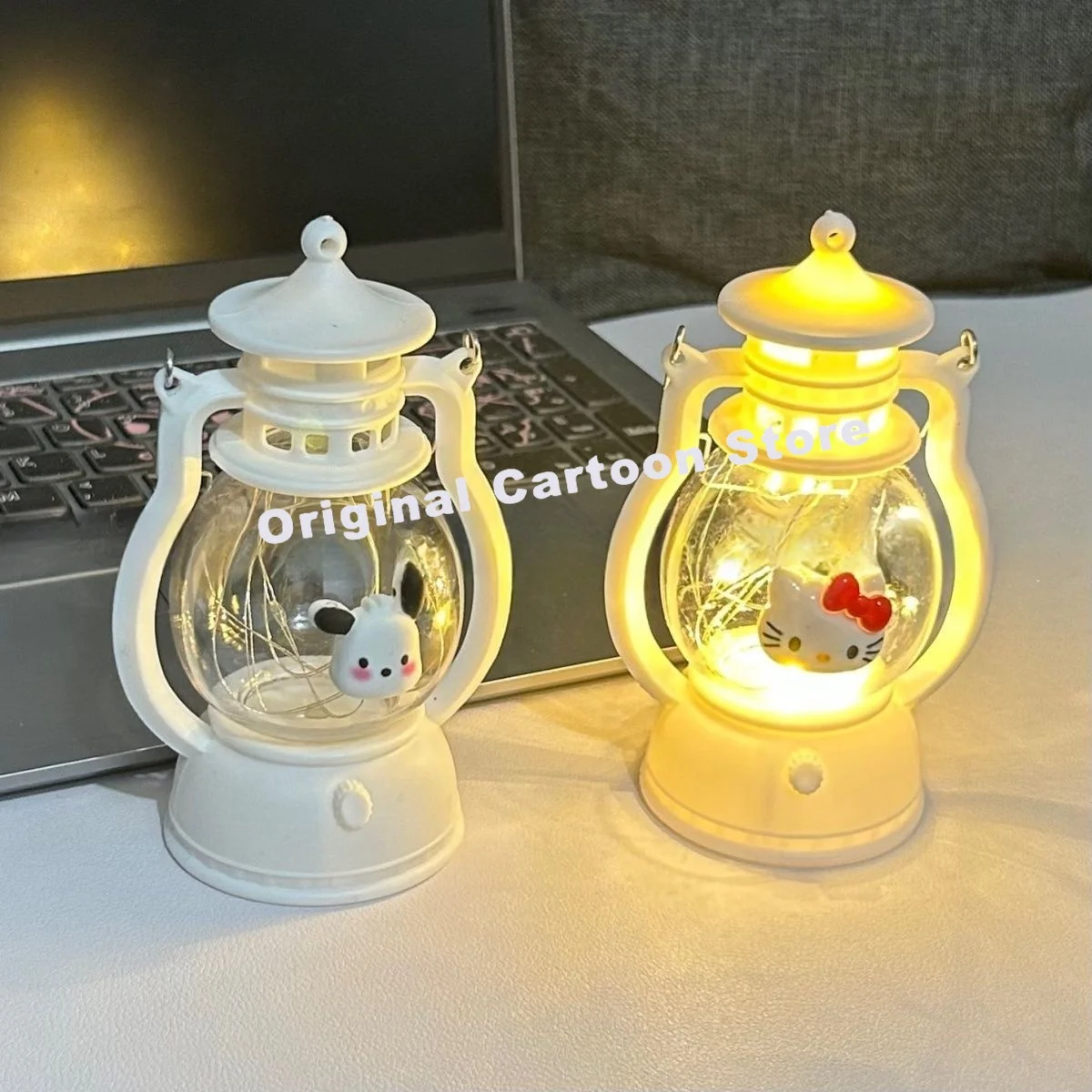 Hello Kitty Sanrio Kuromi Japońska kreskówka Przenośna lampka nocna Dobrzy wygląd Sypialnia Ozdoby nocne Prezent urodzinowy Prezent dla dziecka