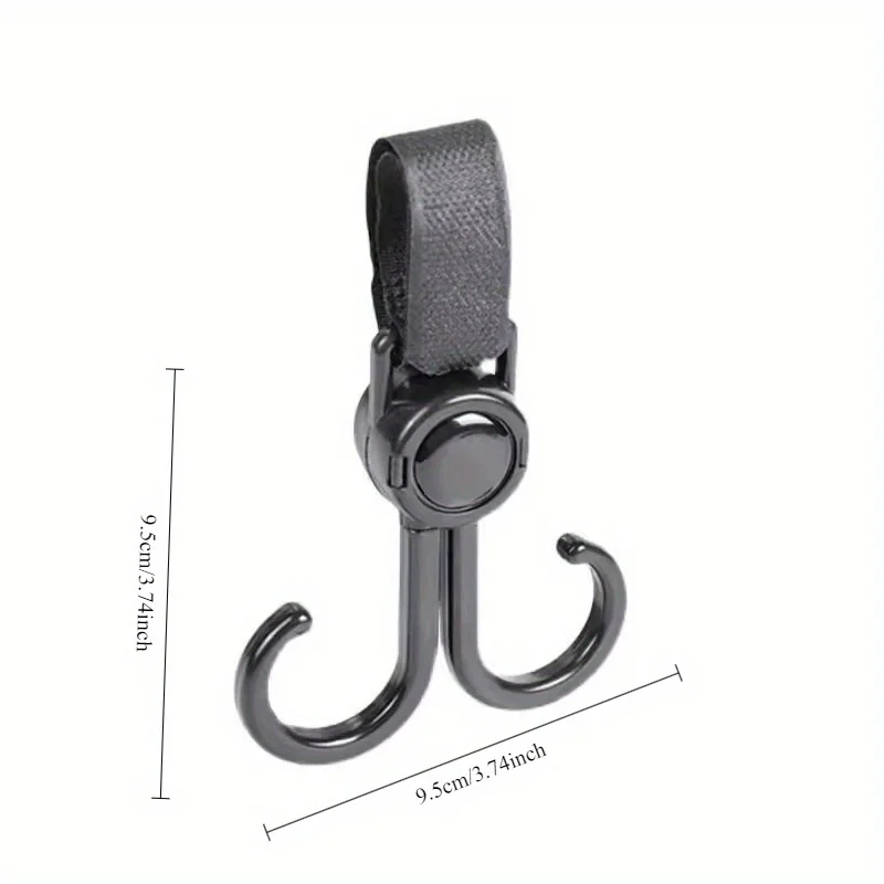 1pcs Universal Bike/Motorcycle Helmet Hook, No-Drill Front Carrier Rack Hook for Electric Bikes & Bicycles