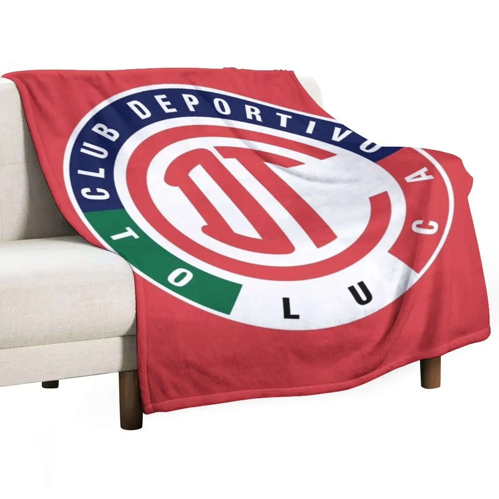 Deportivo Toluca Futbol Club Mexican Diablos Rojos Throw Blanket valentine gift ideas for sofa Luxury Softs Blankets