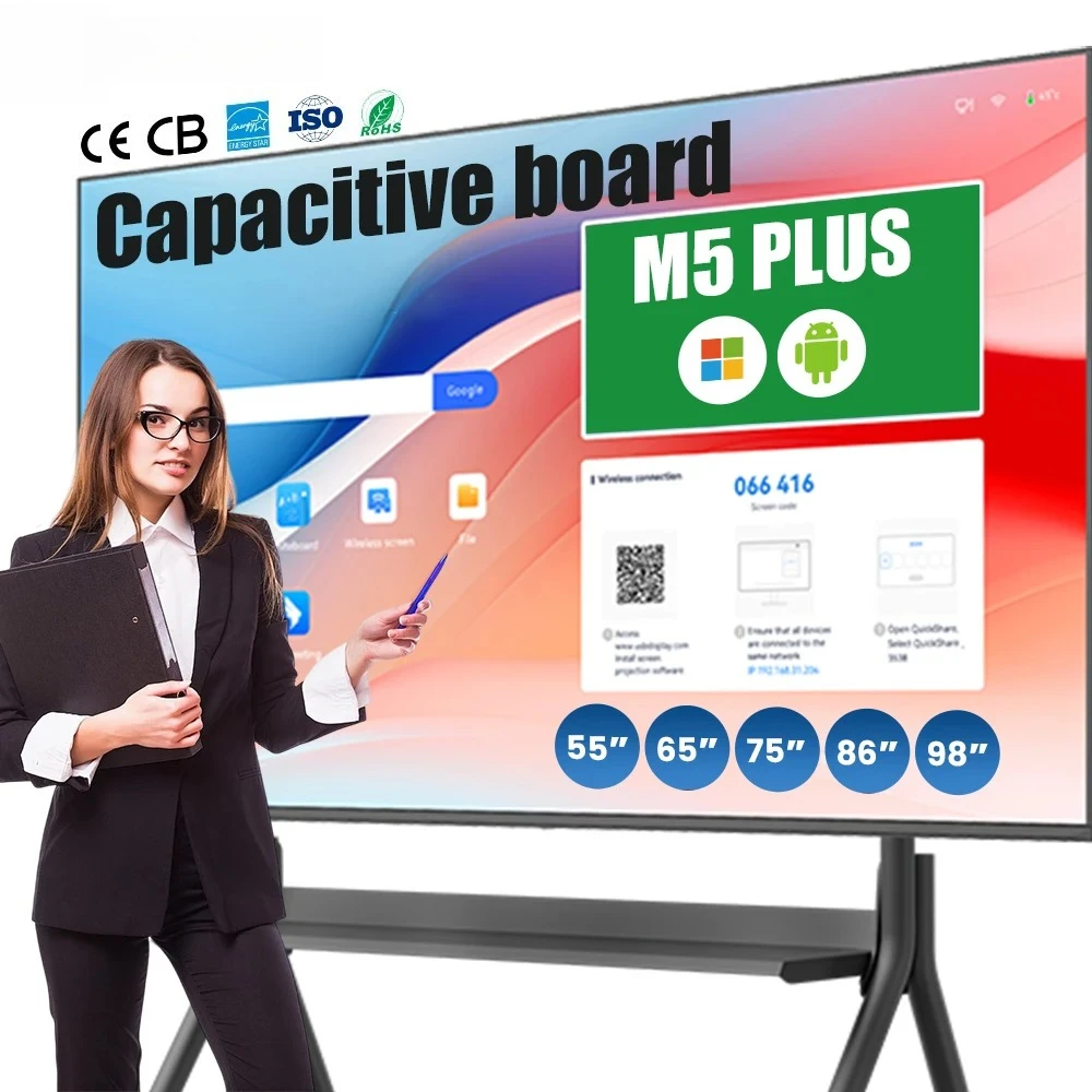 Amdox Android System Ifp Interactive Digital Whiteboard Smart Board 65inch Interactive Boards Conference Meeting System