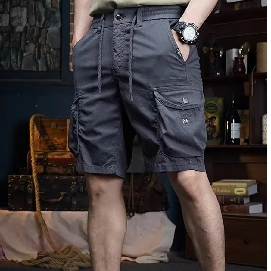 2026-Summer-Men-American-Retro-Workwear-Shorts-Multi-Pocket-Loose-Relaxed-Mid-Length-Versatile-Daily-Outdoor-Casual-Streetwear-B