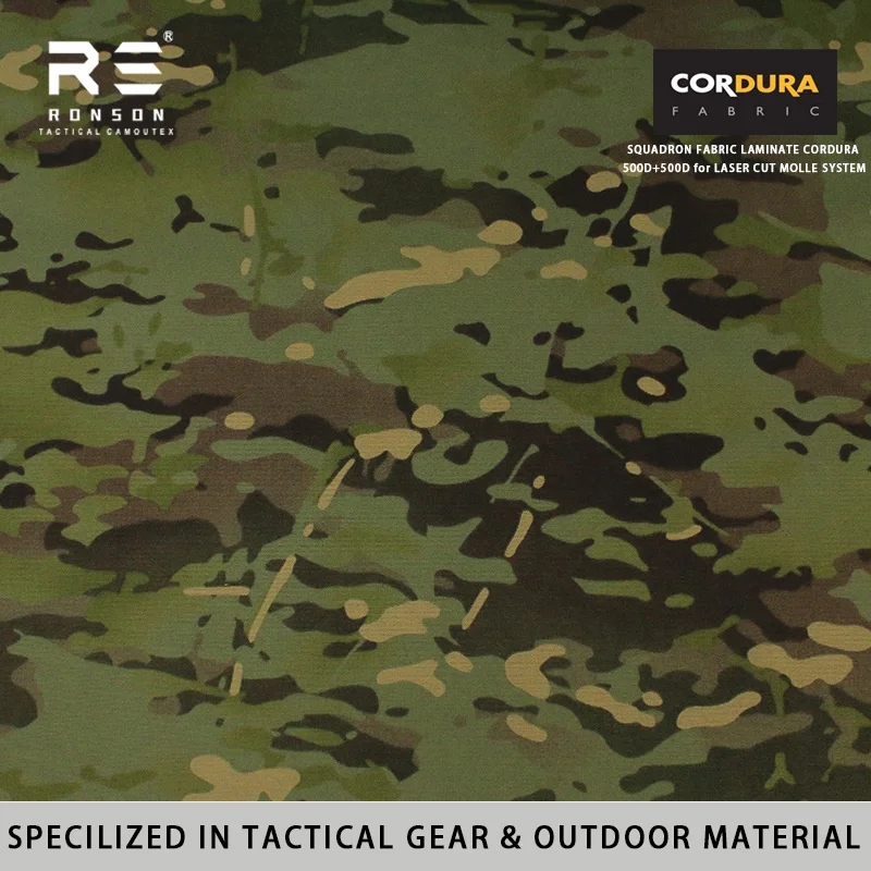 

MCTP Multi Tropic Camouflage 500D Both Sides Laminated Nylon Cordura Squadron Fabric Tactical Vest Laser Cut Molle System