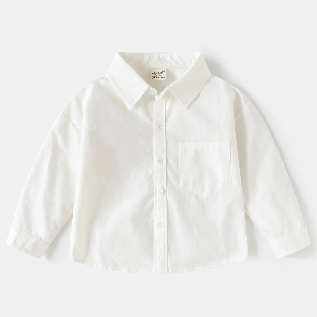Toddler Boys Shirts Kids Elegant Long Sleeve Tops Outfit Children's Clothes 2