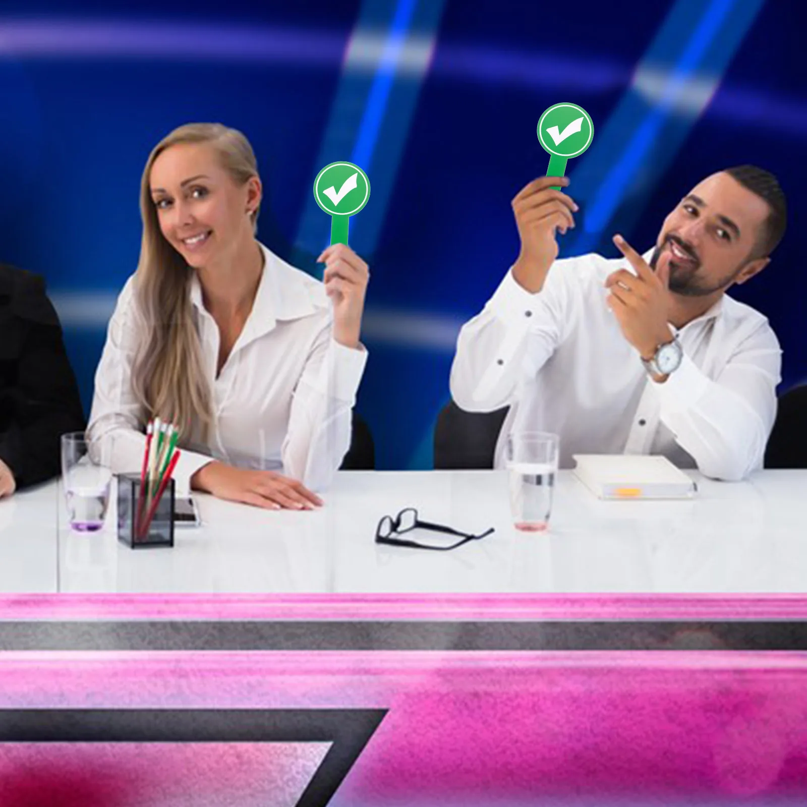 

Доска для судьи в классе, ручная доска для весла, деревянная прецизионная работа, универсальный инструмент для голосования, учебное пособие