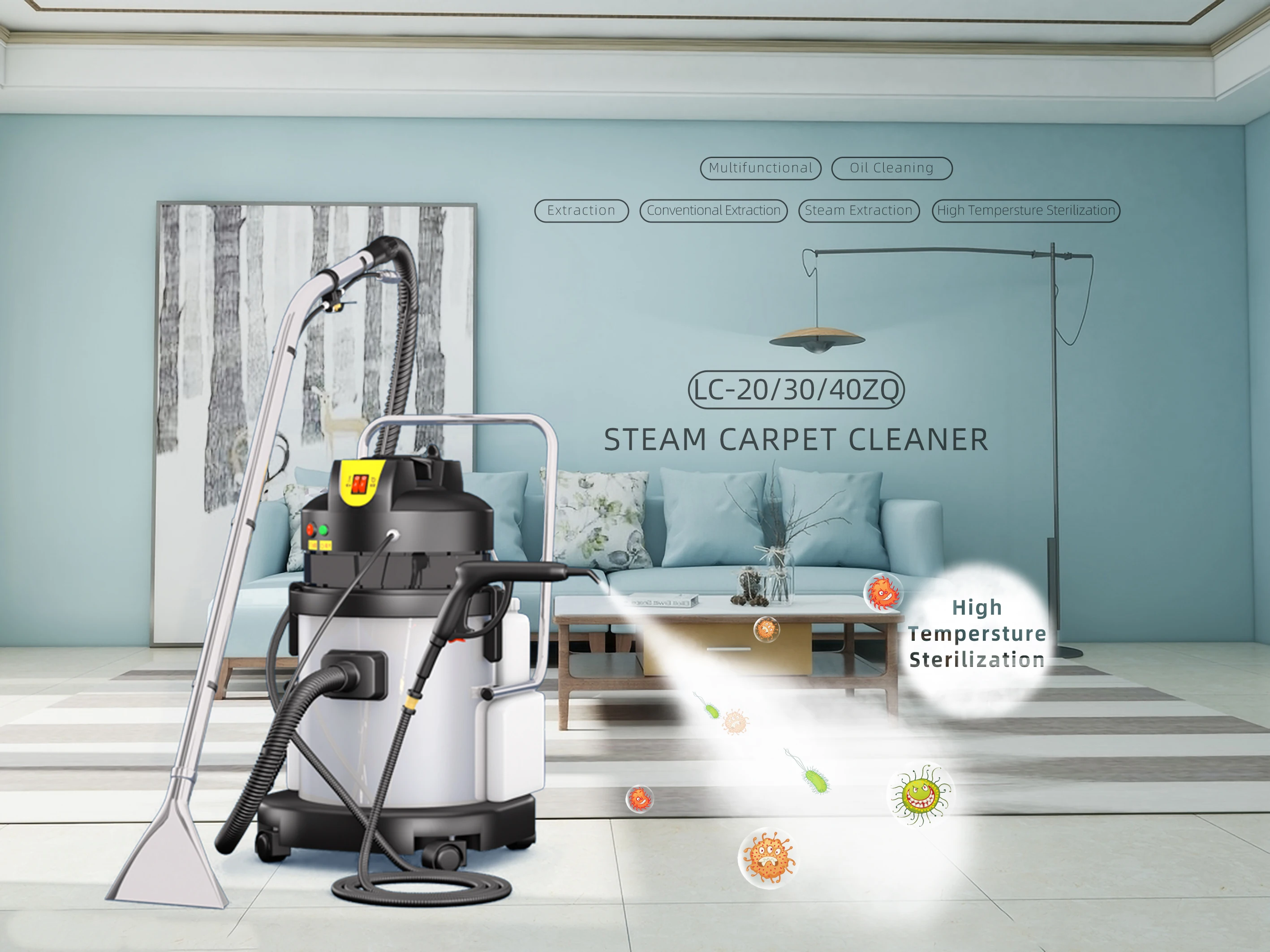 High quality steam cleaner and vacuum puzzle dry & wet vacuum carpet cleaner carpet vacuum wet price