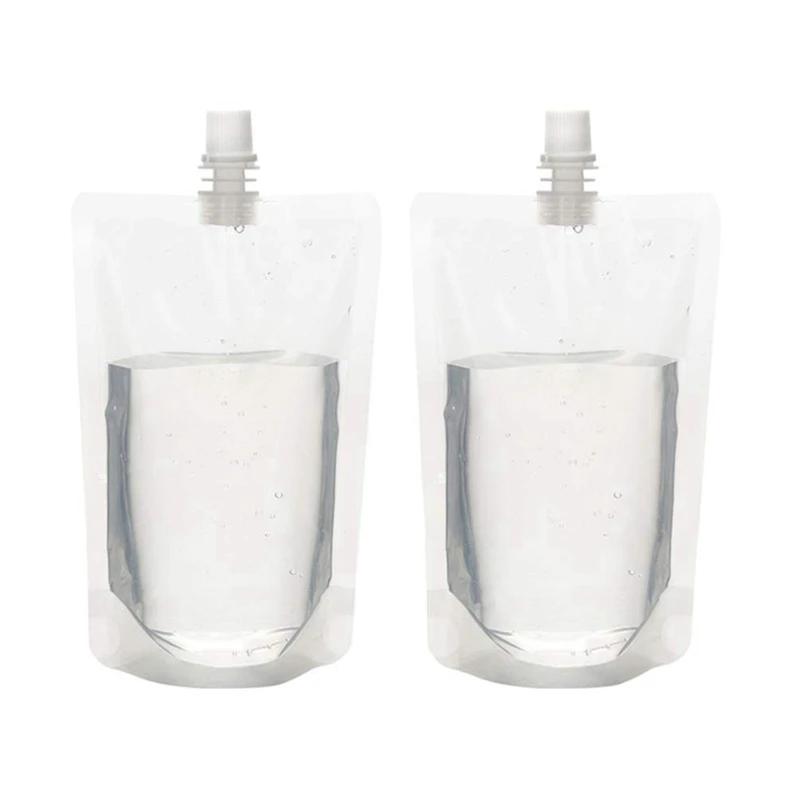 100 szt. 200Ml płynnego torba stojąca szczelna napoju worek do pakowania torebki z dzióbkiem do przechowywania soku z napojów kawa z mlekiem